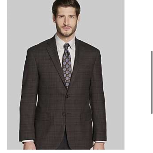 Traveler Collection Tailored Fit Plaid Sportcoat